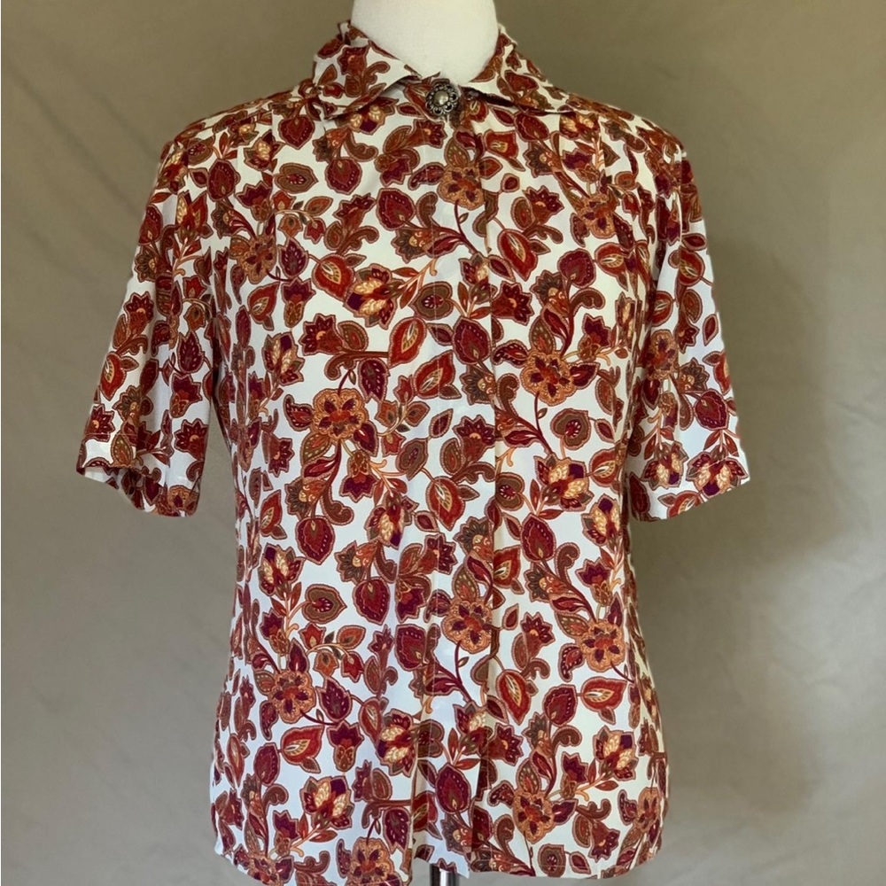 Notations petite vintage blouse